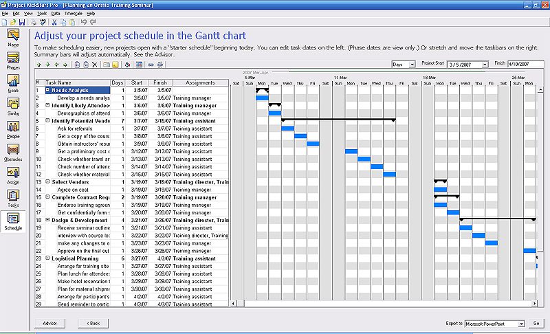 best project management spreadsheet templates