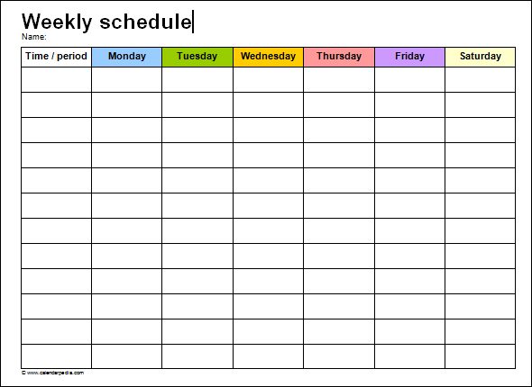 excel project schedule template