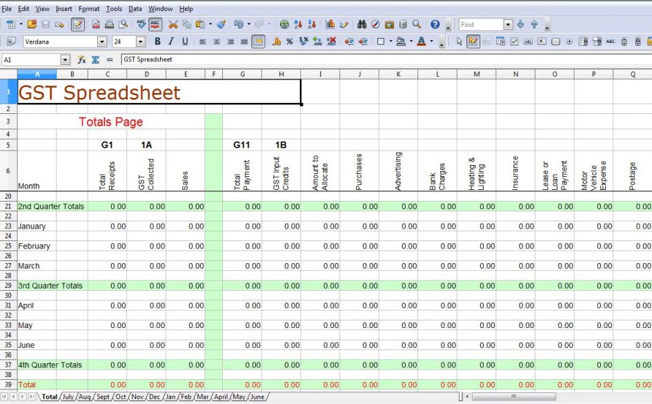 expense sheet template sample