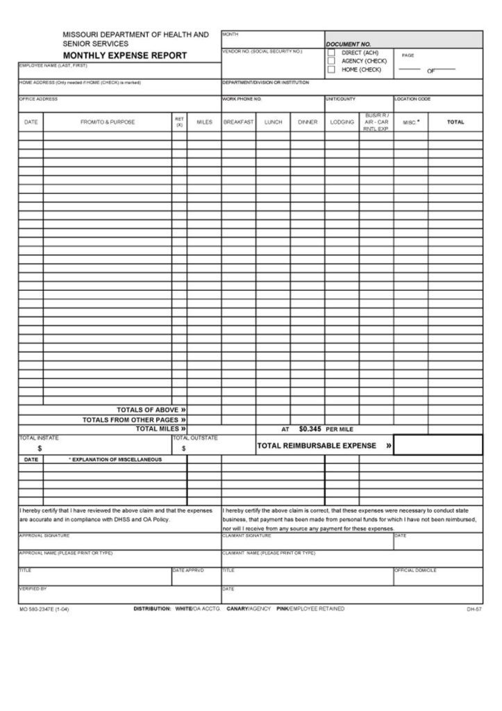 household budget template excel sample 4