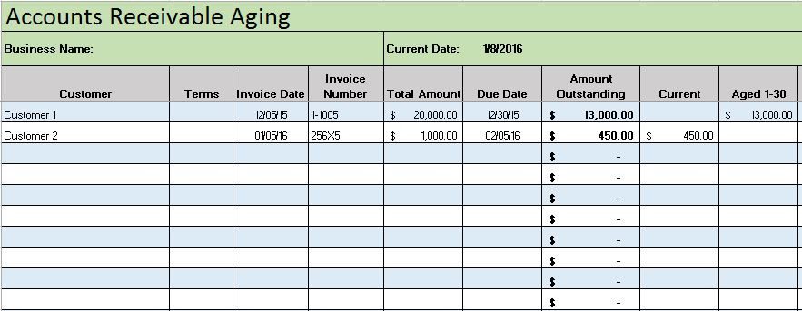 accounting journal template excel sample 1