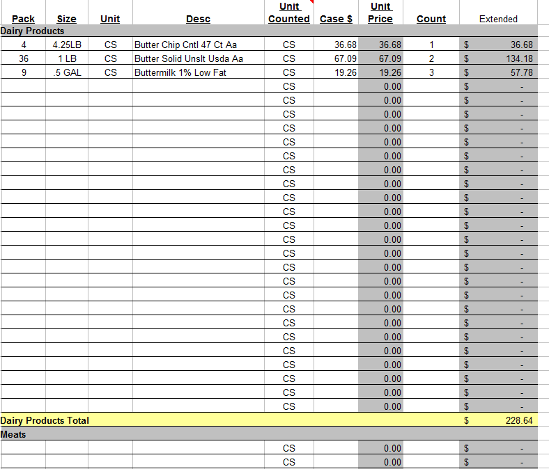 excel inventory management template