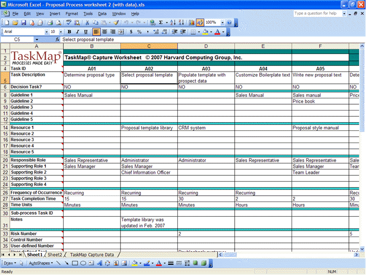 project task list template excel sample