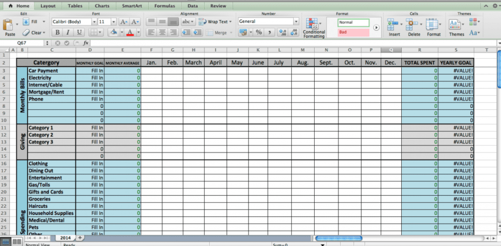 residential construction budget template excel sample