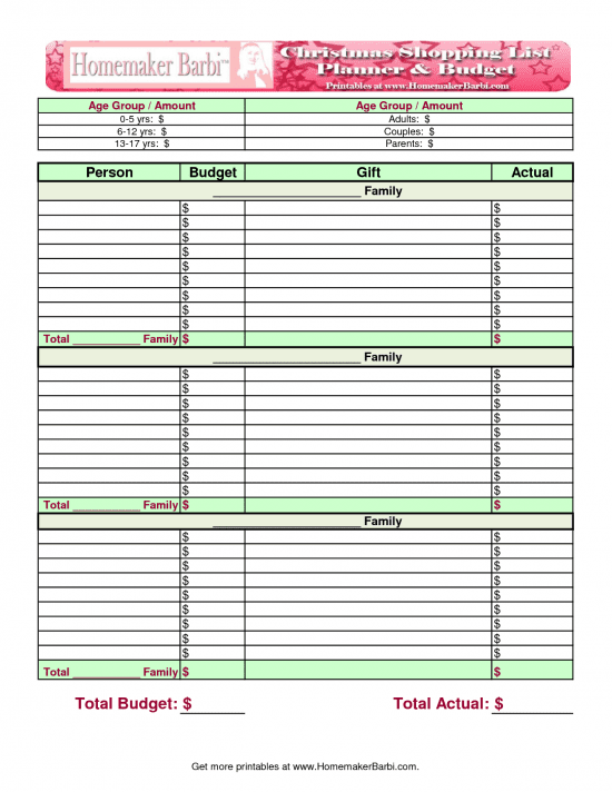 weekly budget template 1