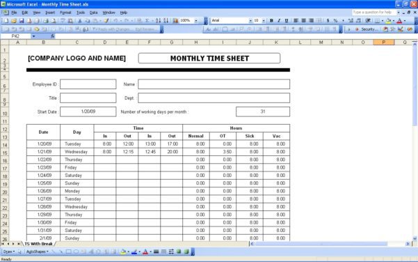 accounting templates excel worksheets sample 1