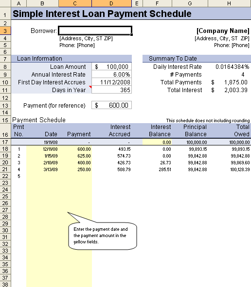 amortization table extra payment sample