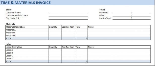 contract register excel template