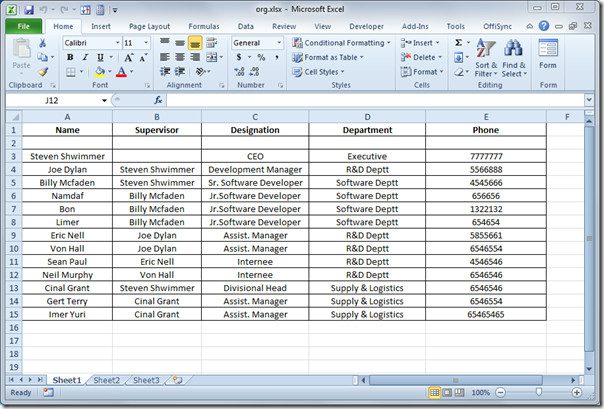 printable blank excel spreadsheet template