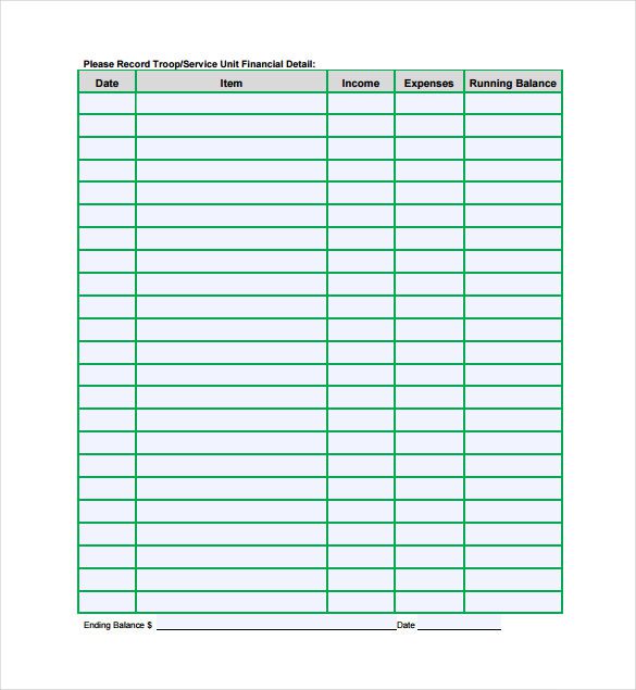 weekly budget template