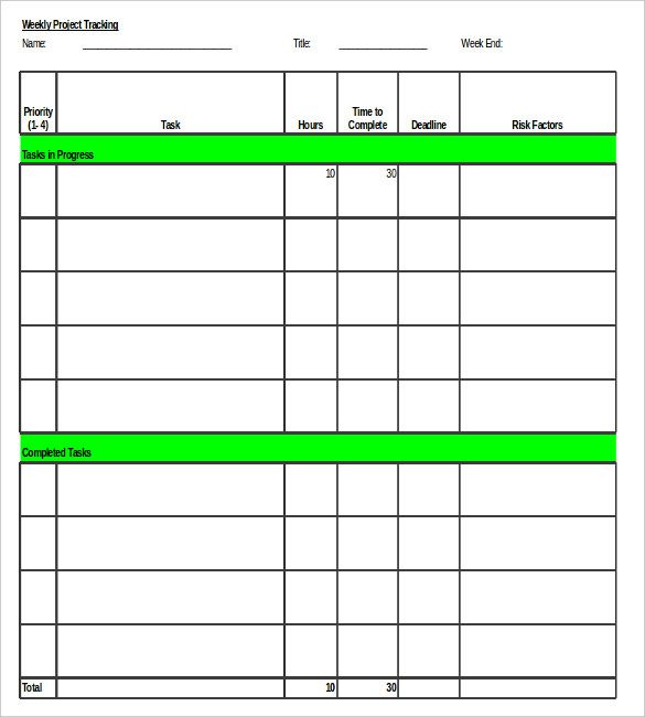 weekly sales report format sample