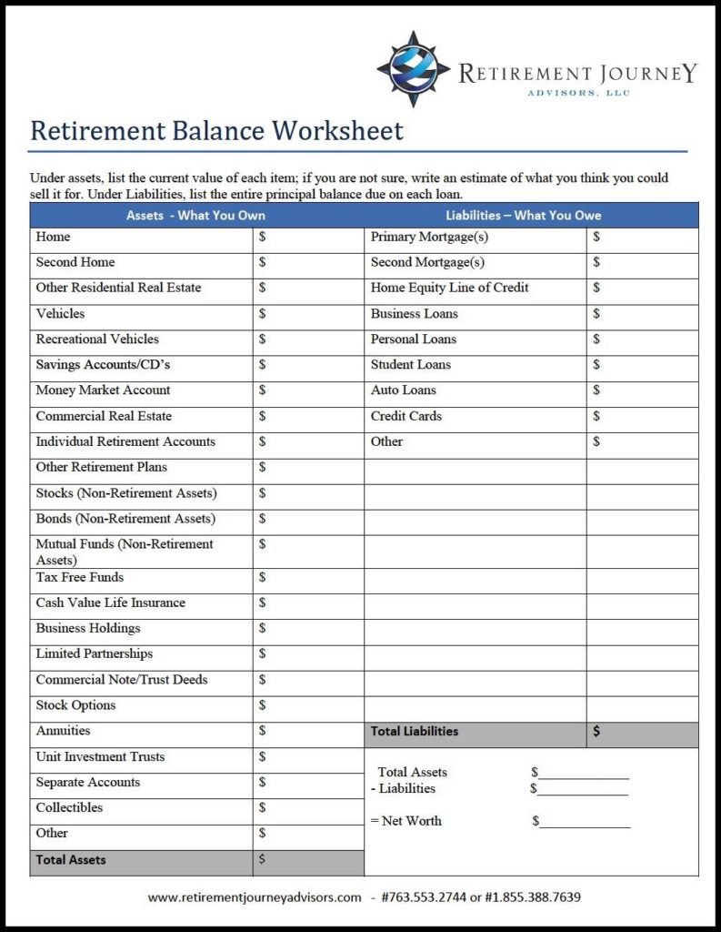 Free Retirement Excel Spreadsheet