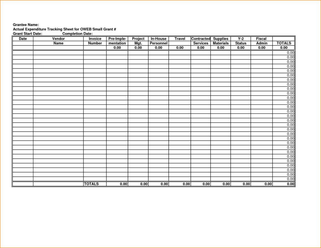 Income Expense Tracking Spreadsheet Template
