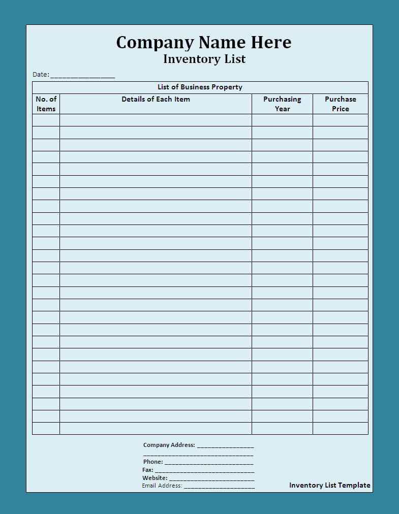 Inventory Management Spreadsheet Free Download