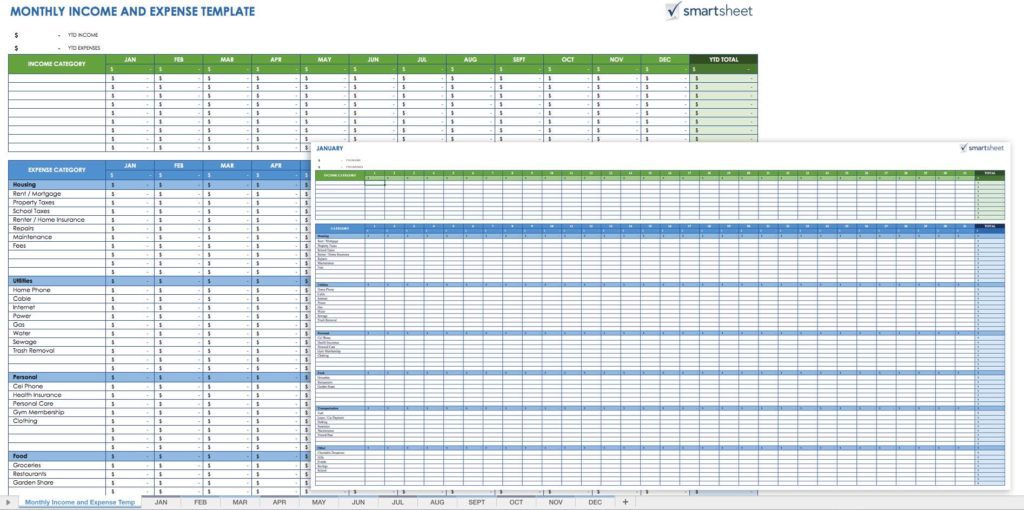 Personal Finance Spreadsheet Excel