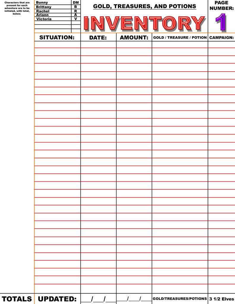 Bar Inventory Sheet and Liquor Inventory Spreadsheet Download