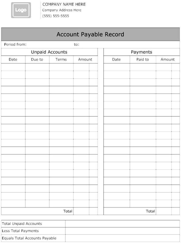 Basic Accounting Template for Small Business and Example of Simple Accounting Spreadsheet