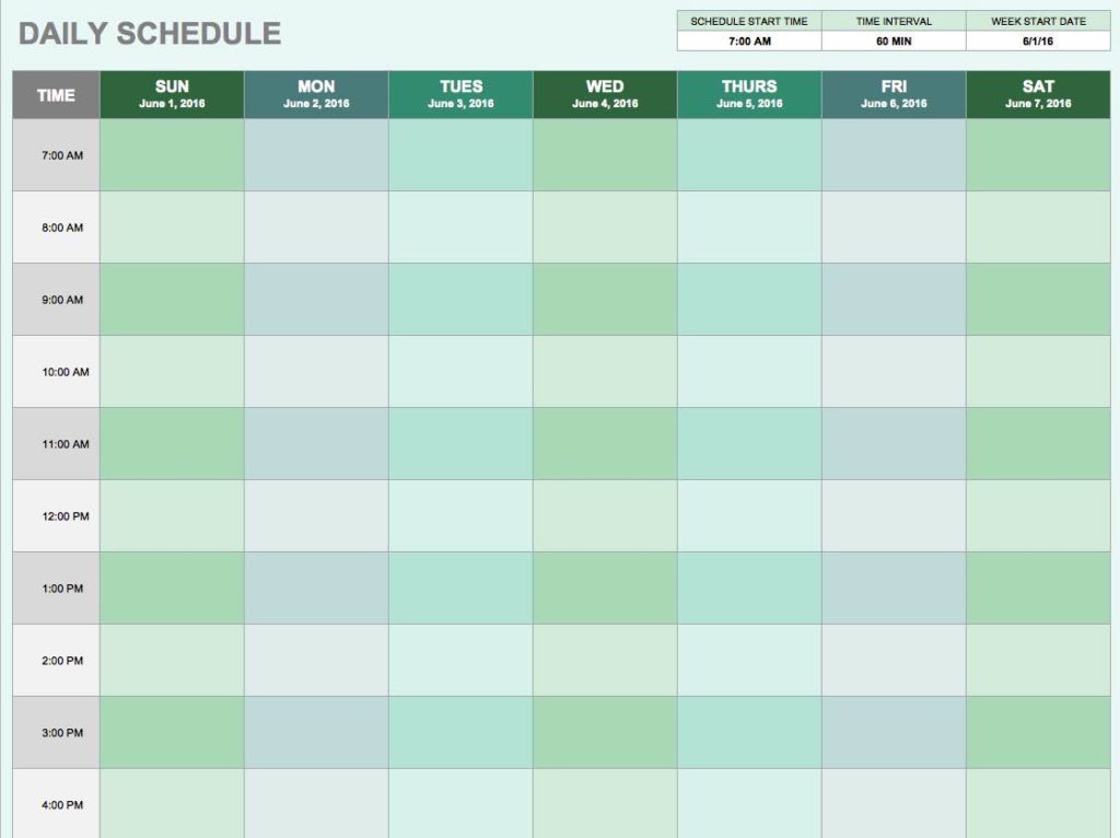 Employee Shift Schedule Template and Employee Hours Spreadsheet