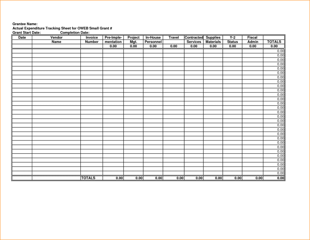 Excel Spreadsheet for Monthly Business Expenses and Monthly Business Expense Worksheet Excel