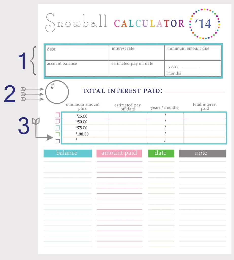 Get Out of Debt Worksheet and Free Get Out of Debt Excel Spreadsheet