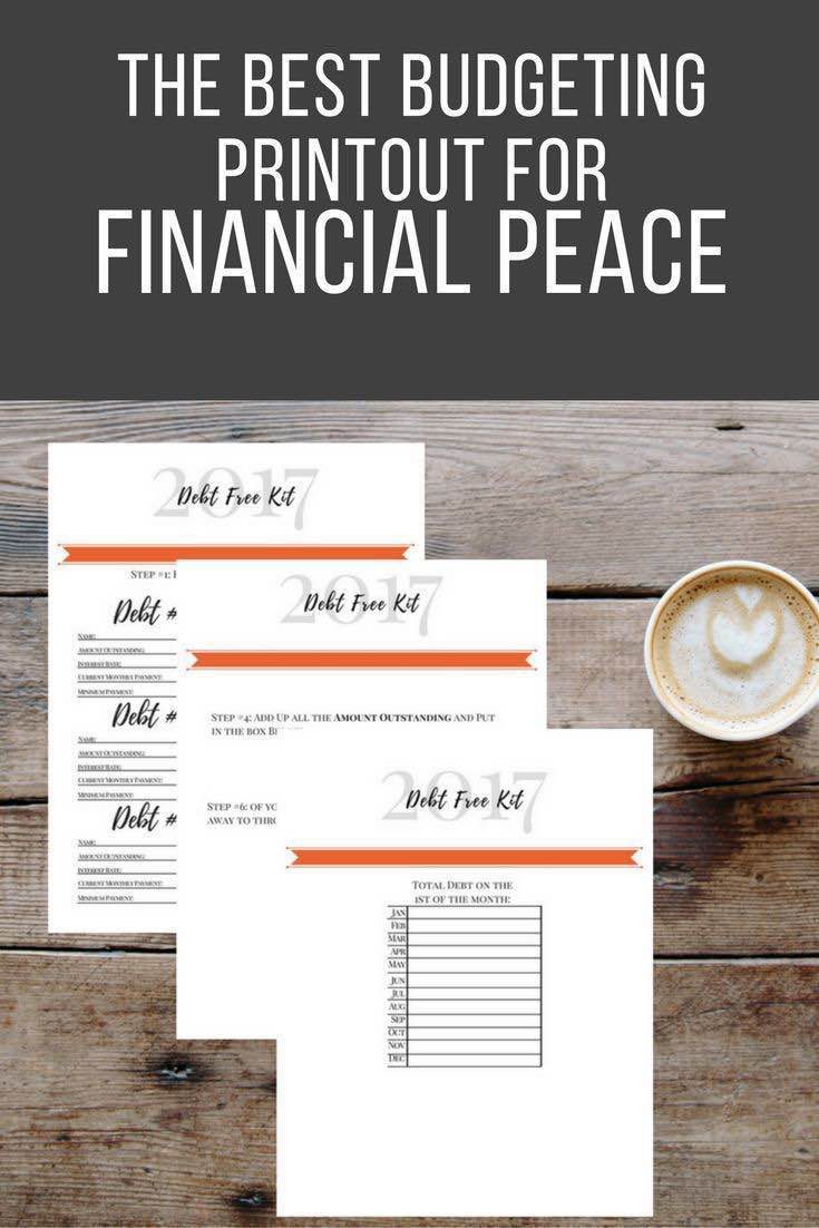 Get Out of Debt Worksheets and Get Out of Debt Excel Template