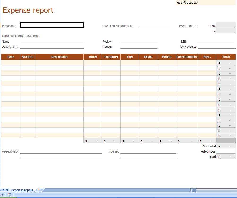 Sample of Excel Spreadsheet Business Expenses and Excel Business Income and Expenses