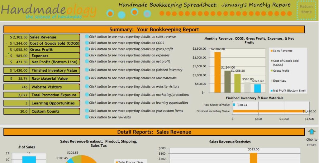 Simple Accounting Spreadsheet Template Free