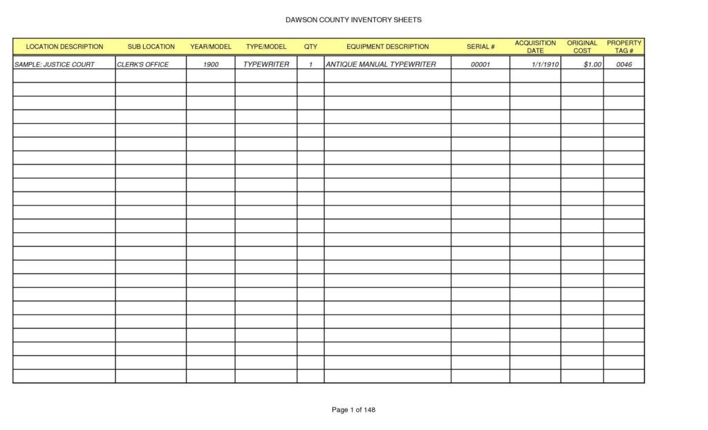 Inventory Tracking Spreadsheet Template Free and Inventory Control Excel Spreadsheet for Retail Ordering