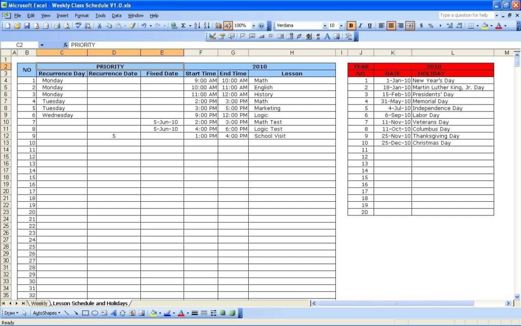 Appointment Scheduling Templates And Production Scheduling Spreadsheet