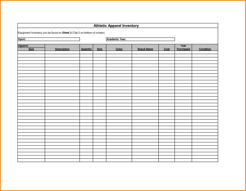 How To Make Stock Inventory In Excel And Inventory Spreadsheet For Small Business