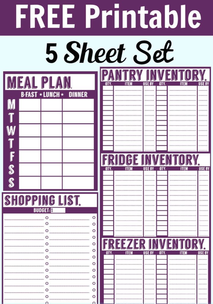 Printable Inventory Checklist Template And Printable Coin Inventory Sheets