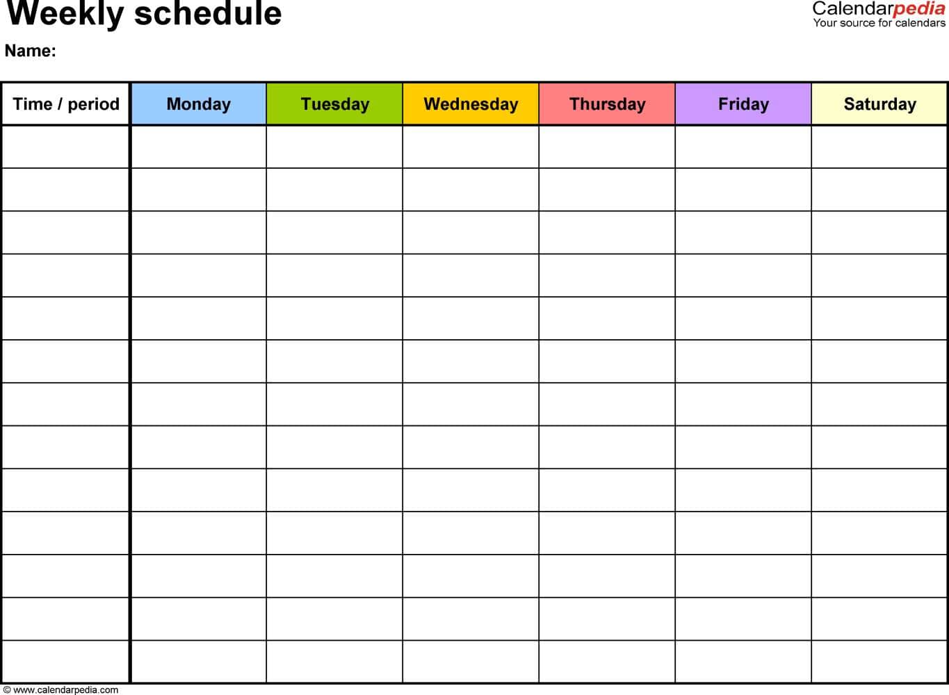 Production Scheduling Templates And Scheduling Spreadsheet Template