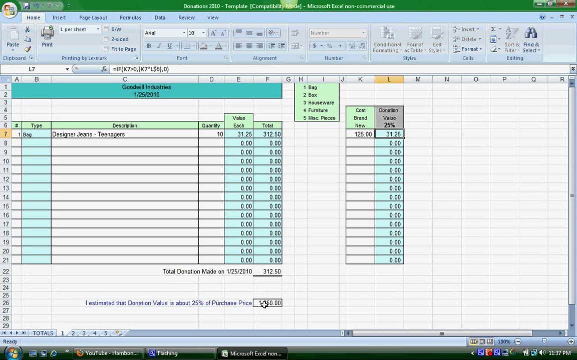Tithing Spreadsheet Free Template And Free Tithes And Offering Template