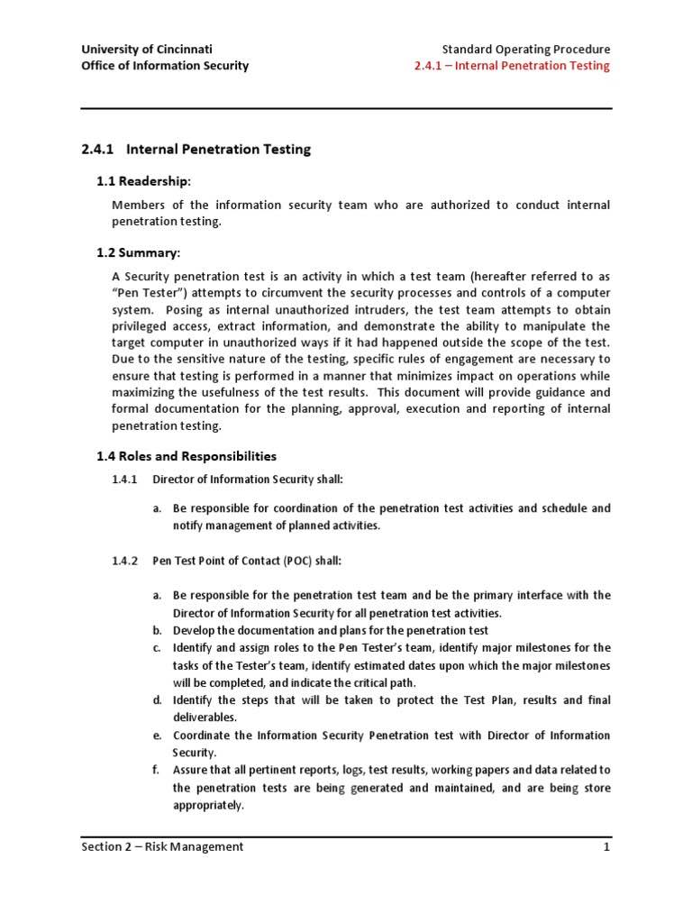 Penetration Testing Report Example And Penetration Testing Report Conclusion