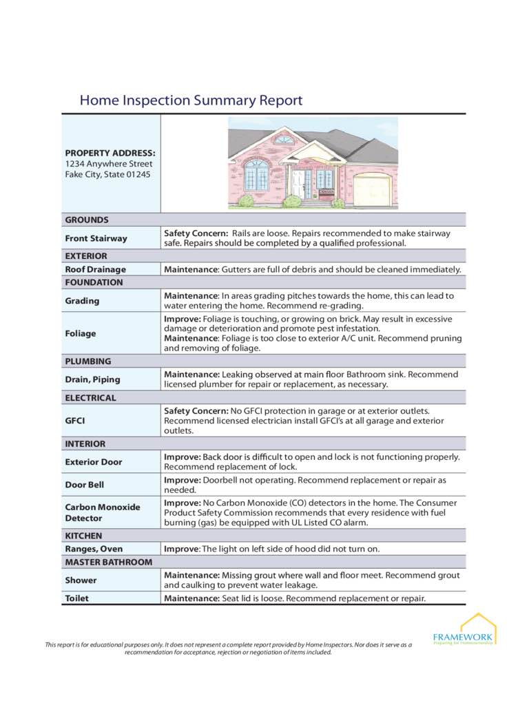 Roof Inspection Form Template And Roof Inspection Report Form
