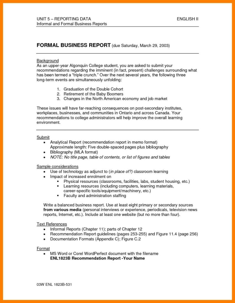Sample Business Case Analysis Report And Business Environment Analysis Report Example