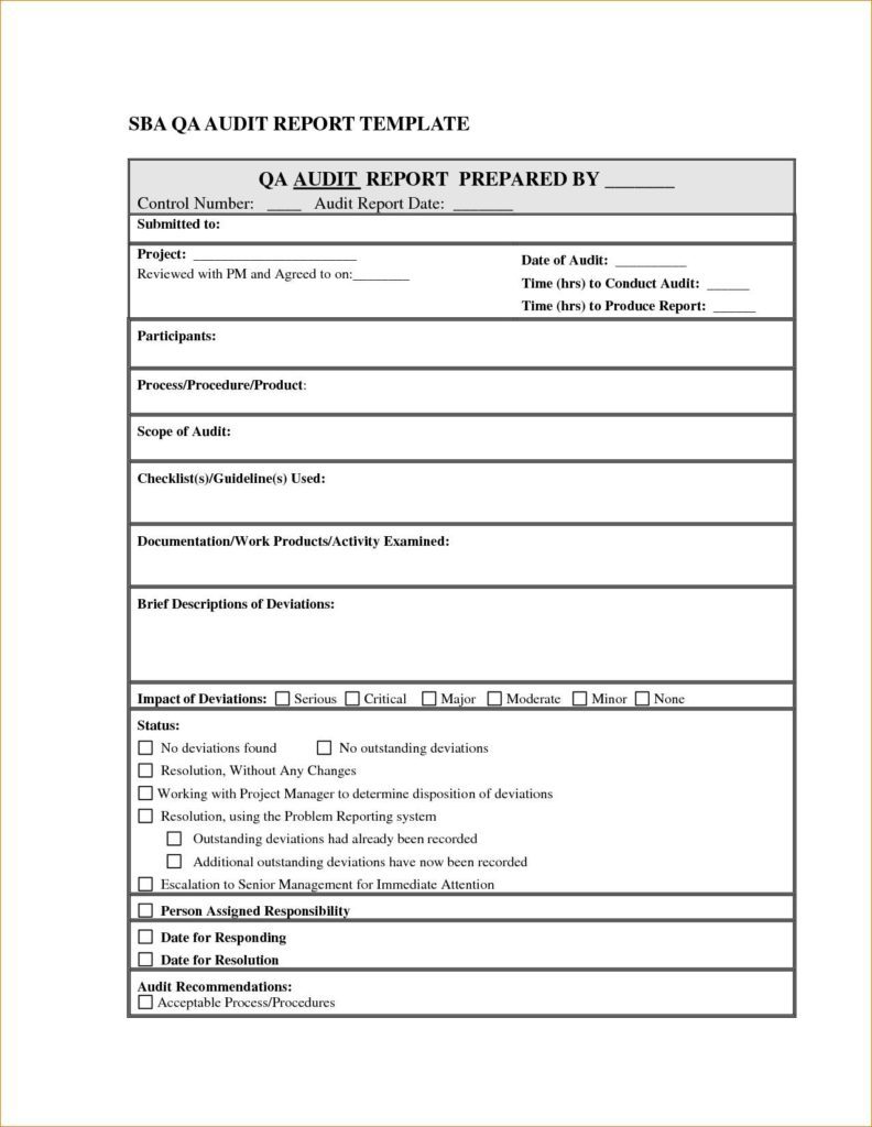 Sample Internal Audit Report Kpmg And Sample Of Audit Report Format
