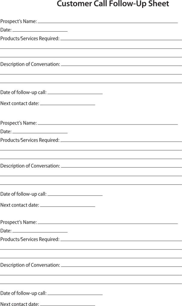 Sample Sales Call Reports And Sales Call Report Template Microsoft Word