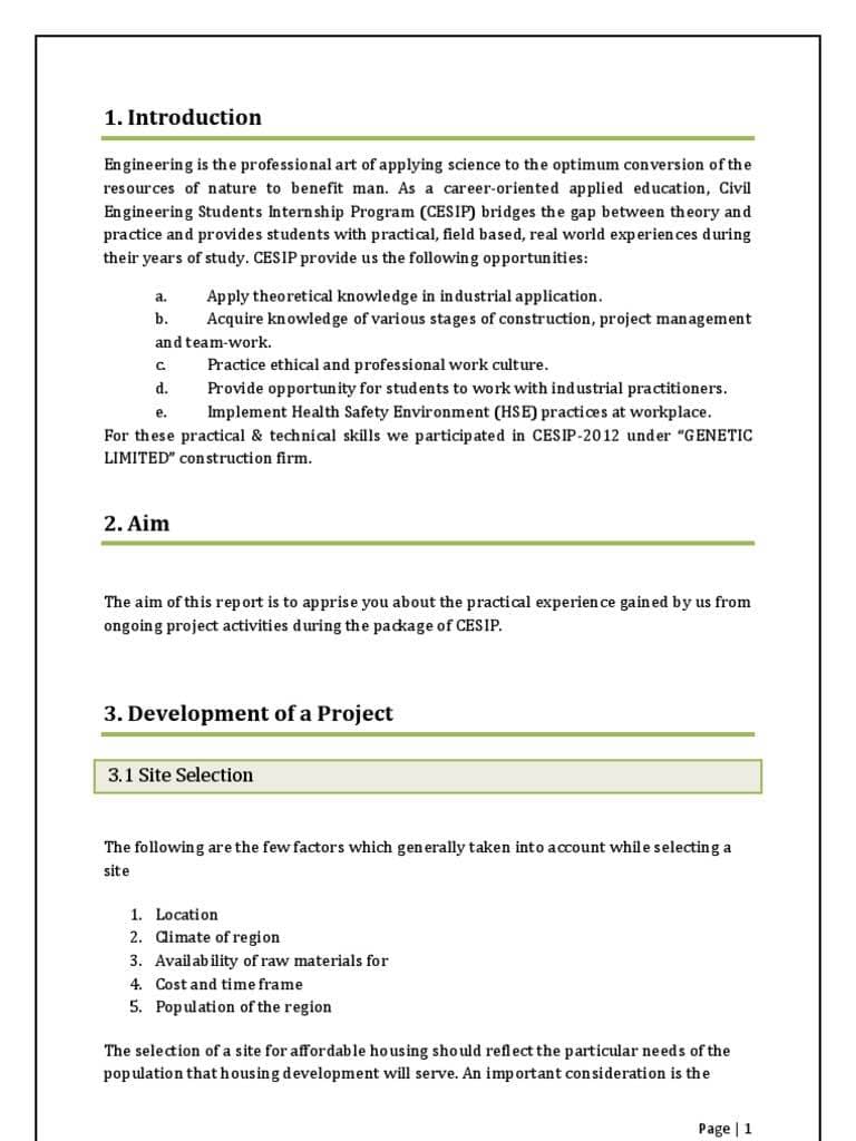 Training Report On Building Construction Pdf And Building Construction Project Report Format