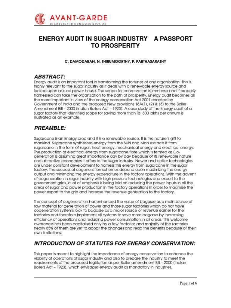 Detailed Energy Audit Report And Energy Audit Report Ppt