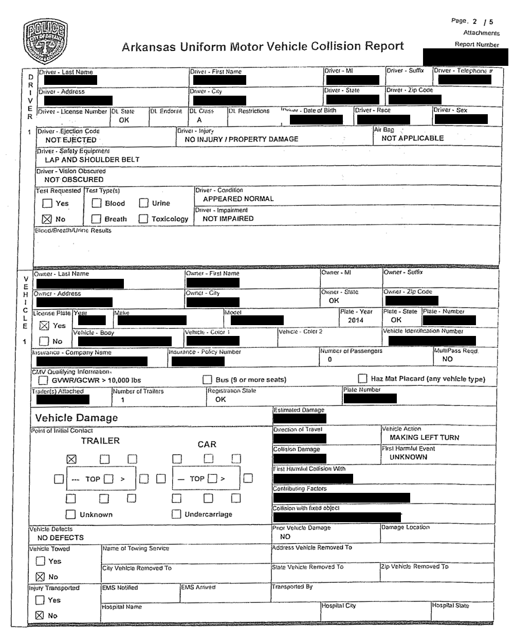 Car Accident Report Format And Car Accident Police Report Example