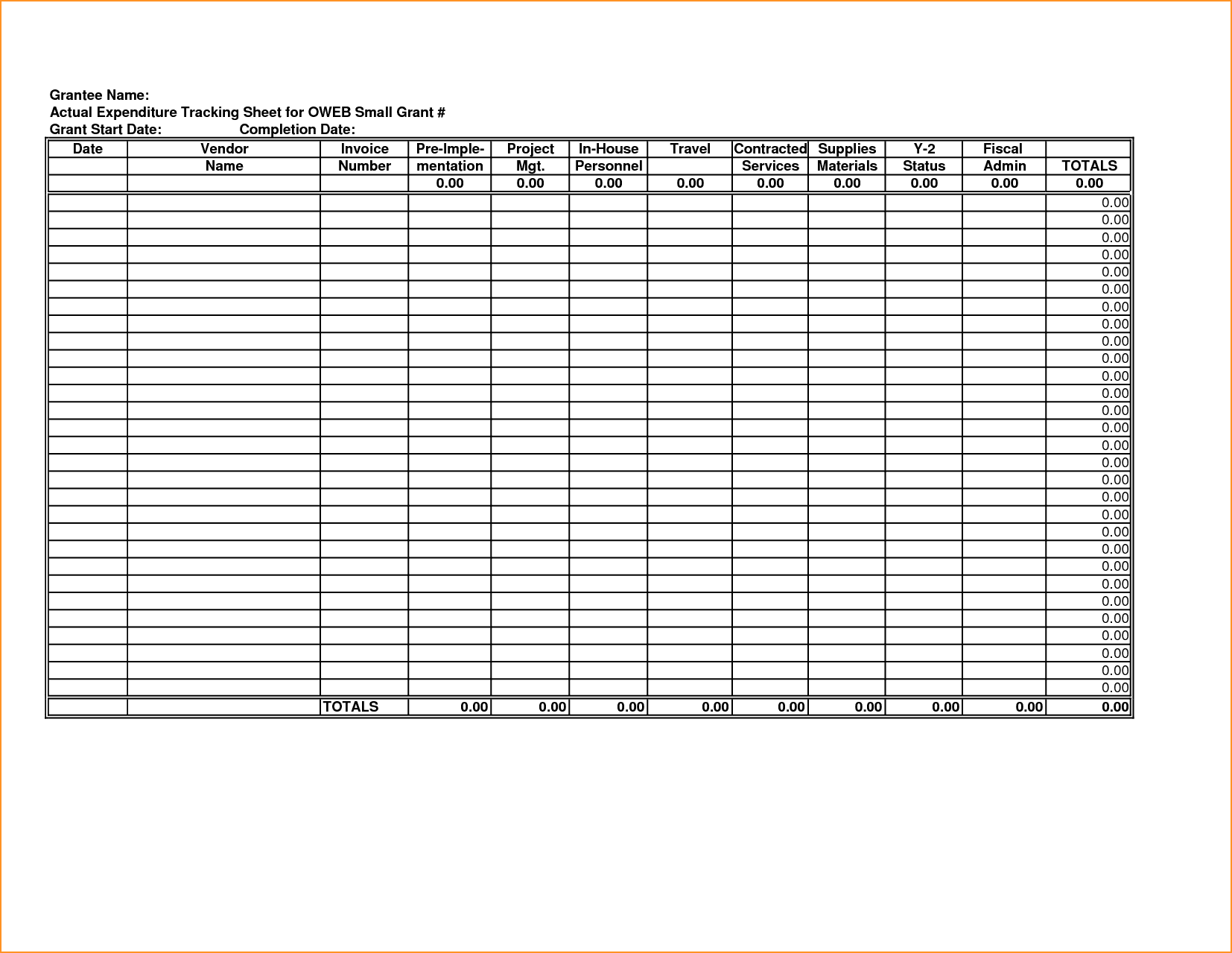 Monthly Expense Report Template Free Download And Printable Expense Report