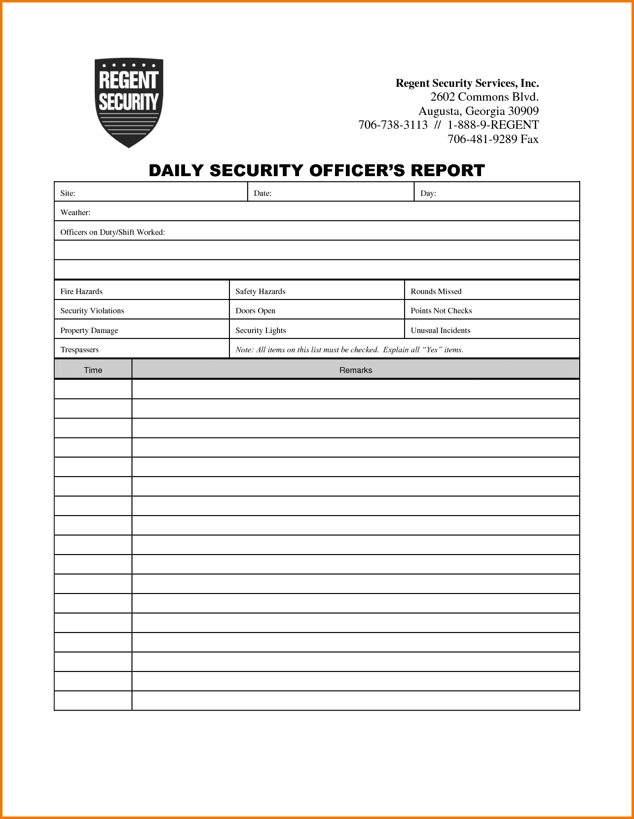 Physical Security Incident Report Template And Physical Security Incident Report