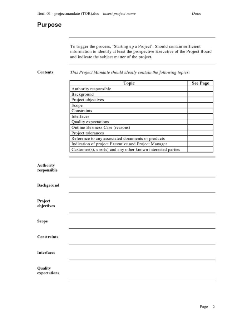 Project Management Highlight Report Template And Project Management Incident Report Template