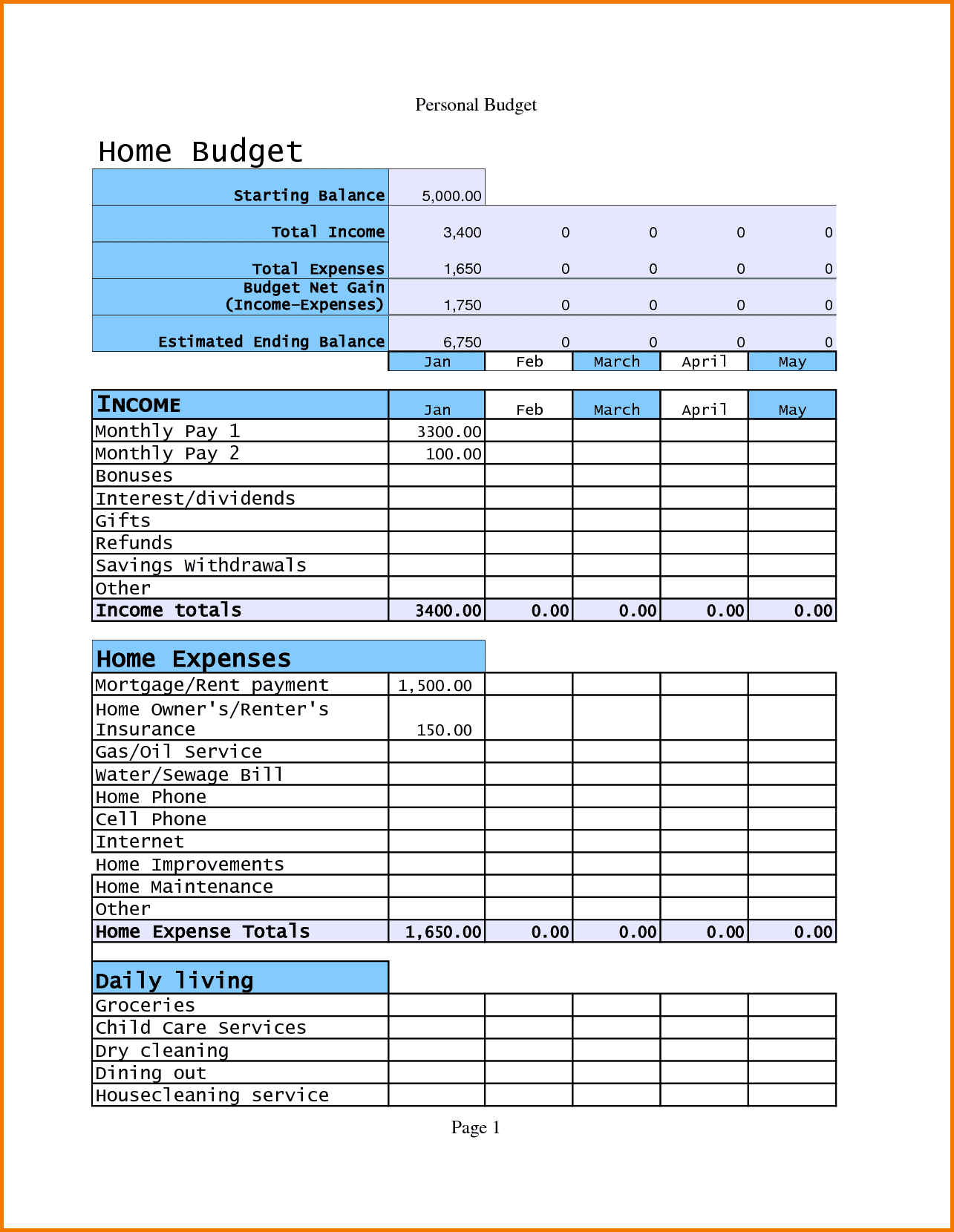 Infant Daily Report Pdf And Childrens Daily Reports From Daycare