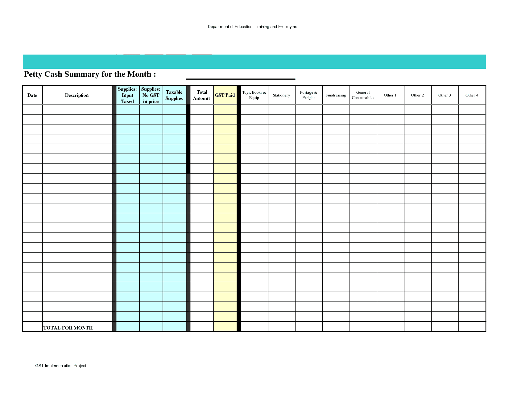 Simple Expense Report Form And Simple Income And Expenditure Template