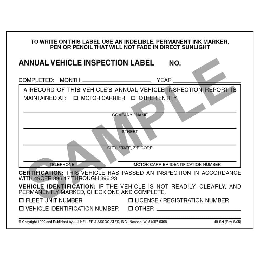 Vehicle Inspection Checklist Form Free Download And Daily Vehicle Inspection Report Template