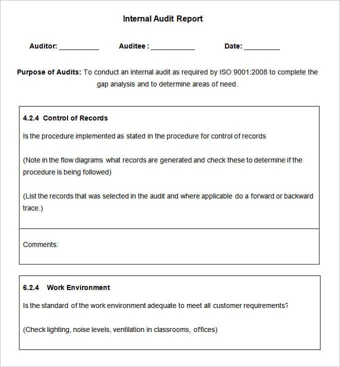 Audit Report Example Public Company And IT Audit Findings And Recommendations