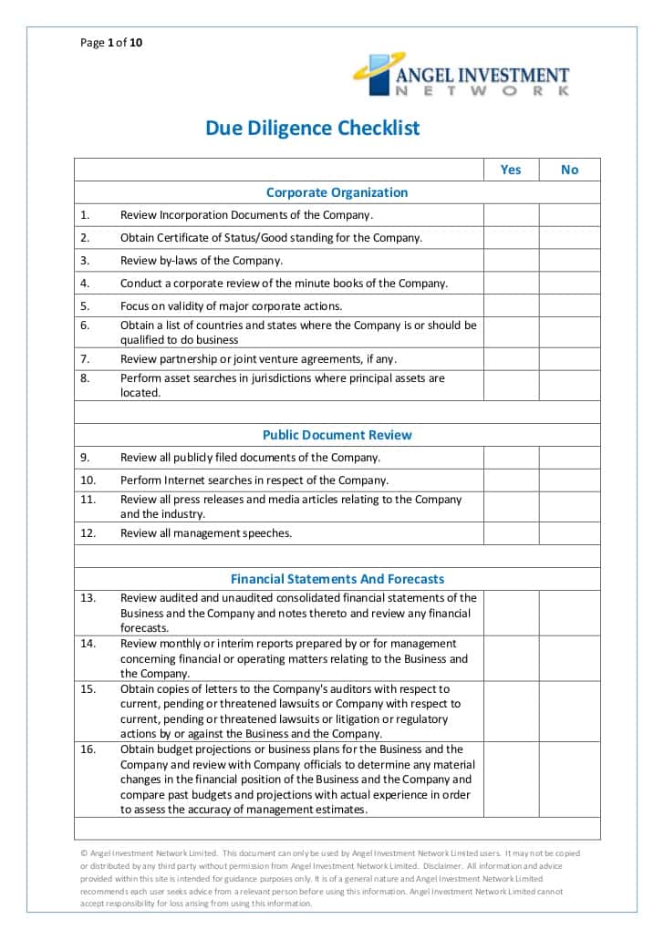 Due Diligence Report Format For Bank And Financial Due Diligence Report Template Pdf