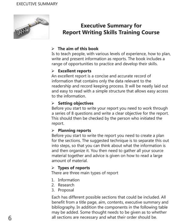 Examples For Report Writing Format And Example Of A Formal Report